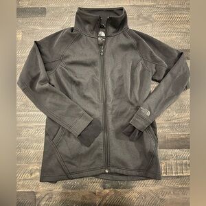 The North Face Women's Agave Full-Zip Jacket - Textured Hardface Fleece Black M